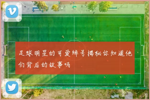 足球明星的可爱绰号揭秘你知道他们背后的故事吗
